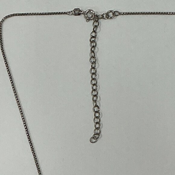 Sterling Silver Peridot Gemstone Goddess Moon Face Pendant Necklace - Picture 6 of 6